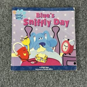Blue's Sniffly Day (Blue's Clues) by Brigid Egan Paper Back 1st Print (2003) Vtg